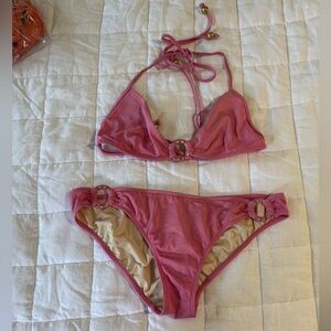 Milly Cabana pink bikini